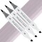 Artfinity Sketch Marker Sets - Set of 3 - Ash Lavender V9-4, Vibrant, Professional, Dye-Based Alcohol Markers for Artists, Drawing, Travel, & More